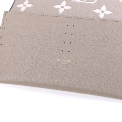Louis Vuitton Empreinte Monogram Giant Felicie Pochette Tourterelle Creme 11 of 12