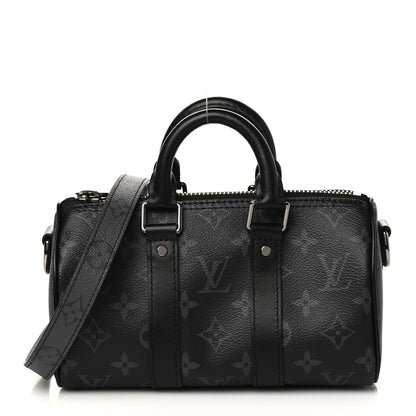 Louis Vuitton Reverse Monogram Eclipse Keepall XS Black 1 of 6