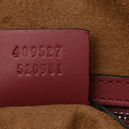 Gucci GG Supreme Monogram Blooms Medium Boston Beige Multicolor Dry Rose 7 of 12