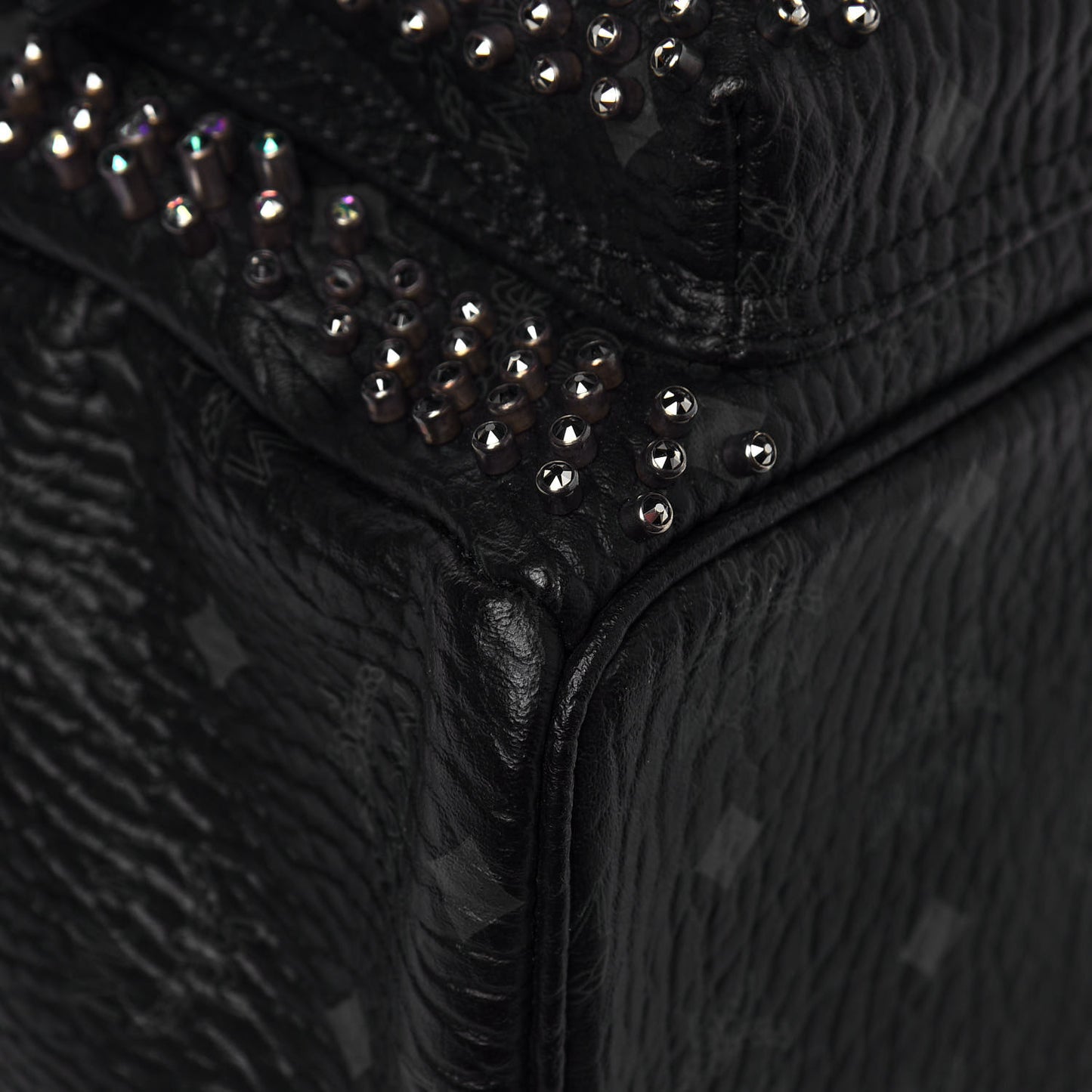 Visetos Studded Small Crystal Backpack Black