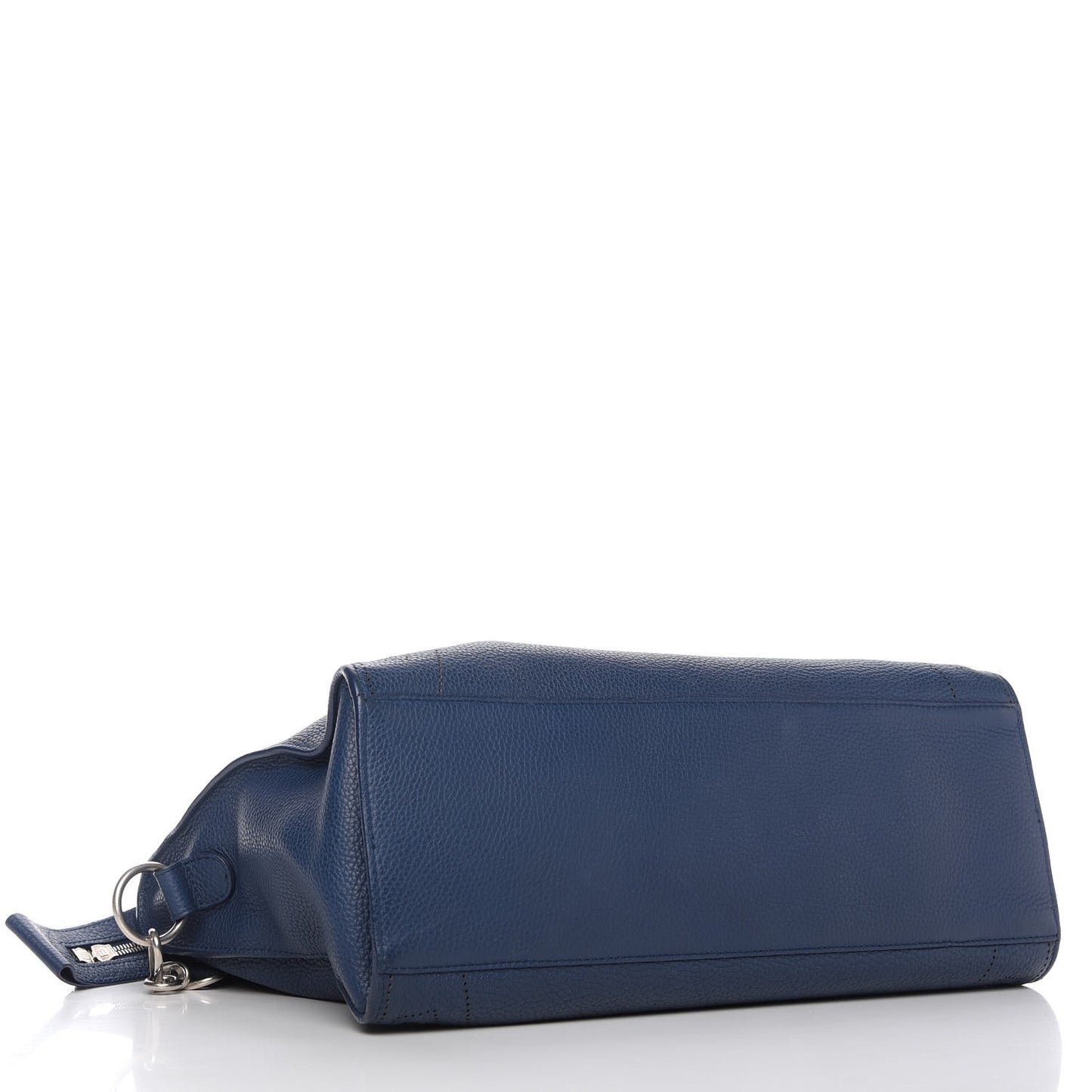 Veau Grana Perforated Blackout Hardware City Bleu Tanzanite