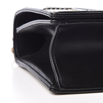 Christian Dior Lambskin Studded Medium Diorama Flap Bag Black 8 of 13