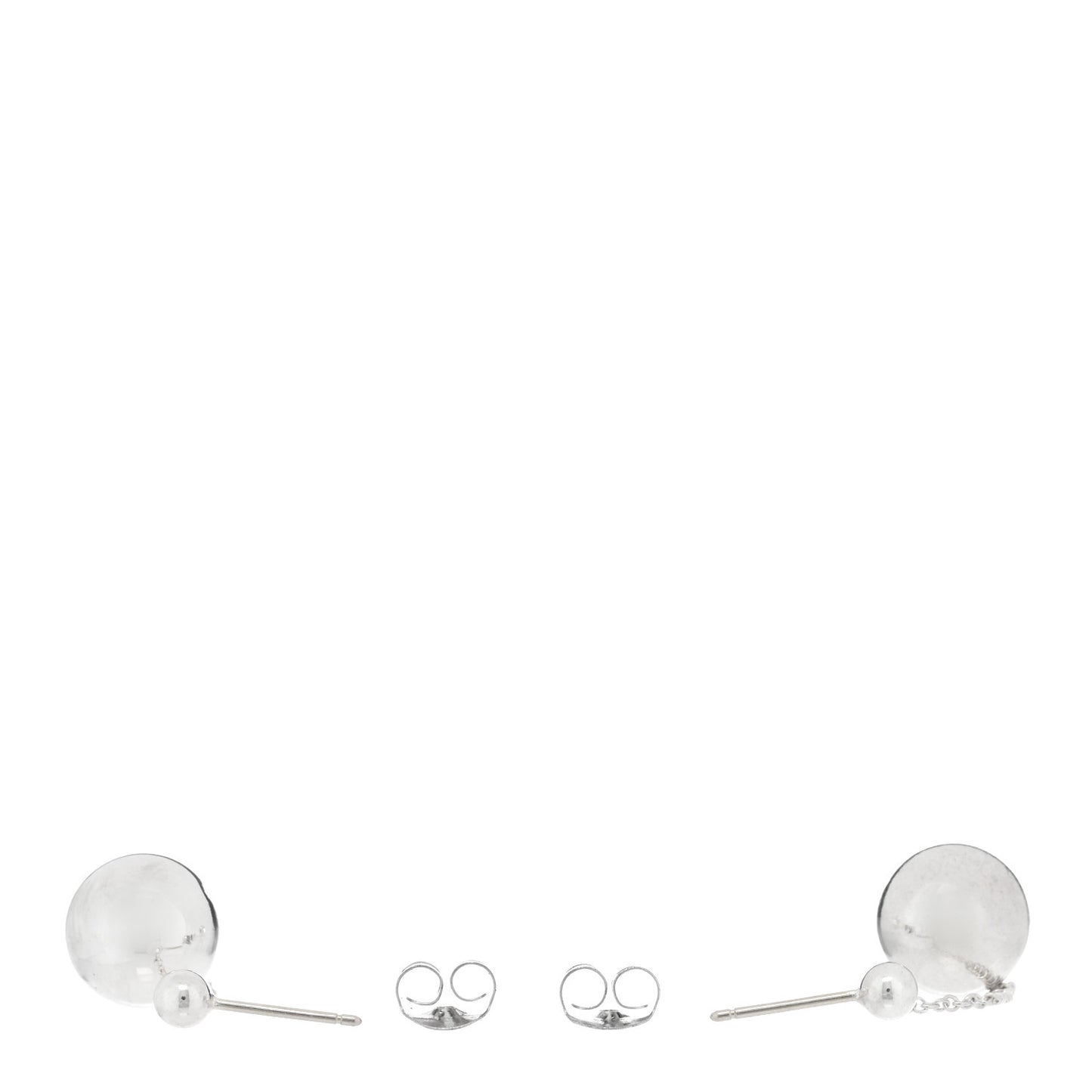 Sterling Silver 10mm HardWear Ball Drop Earrings