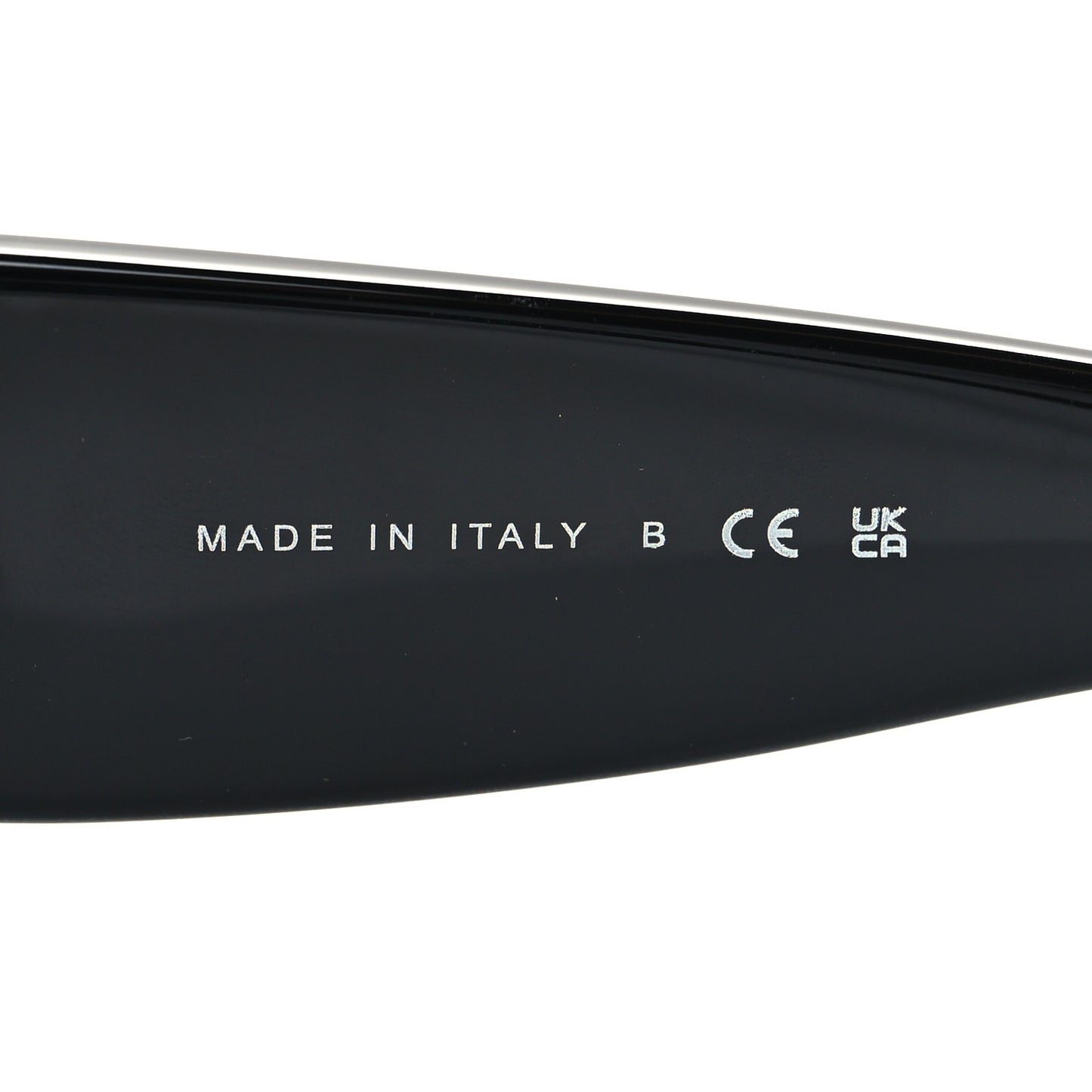 Acetate Pearl Rectangle Sunglasses 5480-H-A Black