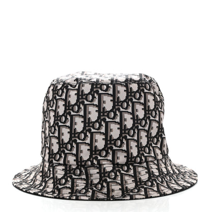 Christian Dior Oblique Reversible Teddy-D Brim Bucket Hat 58 Black 1 of 15