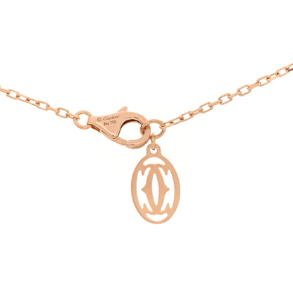 Cartier 18K Pink Gold Diamond SM D'Amour Pendant Necklace 4 of 4