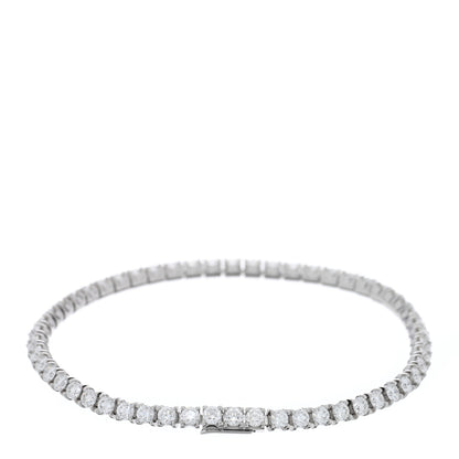 Cartier 18K White Gold Diamond 2.70ctw Lignes Essentielles Bracelet 2 of 4