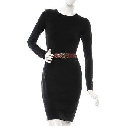 Chanel Lambskin Quilted CC Belt 90 36 Bordeaux 2 of 12