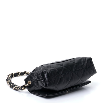 Chanel Lambskin Quilted On The Shoulder Flap Black 3 of 6