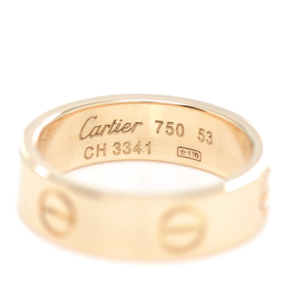 Cartier 18K Yellow Gold 5.5mm LOVE Ring 53 6.5 4 of 4