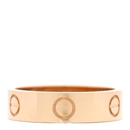 Cartier 18K Yellow Gold 5.5mm LOVE Ring 58 8.5 1 of 3