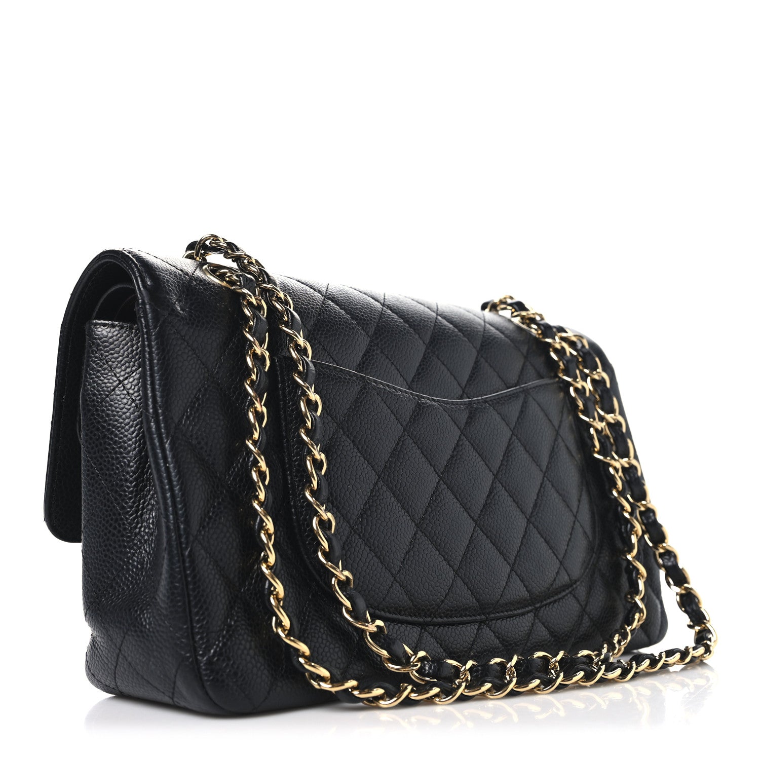 Chanel Caviar Quilted Medium Double Flap Black 3 of 11