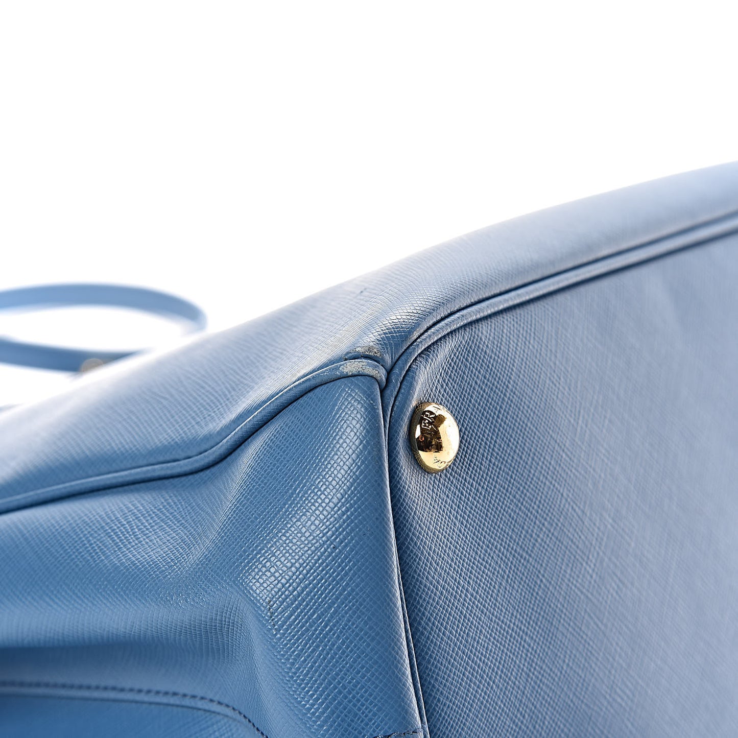 Saffiano Medium Galleria Double Zip Tote Cobalto