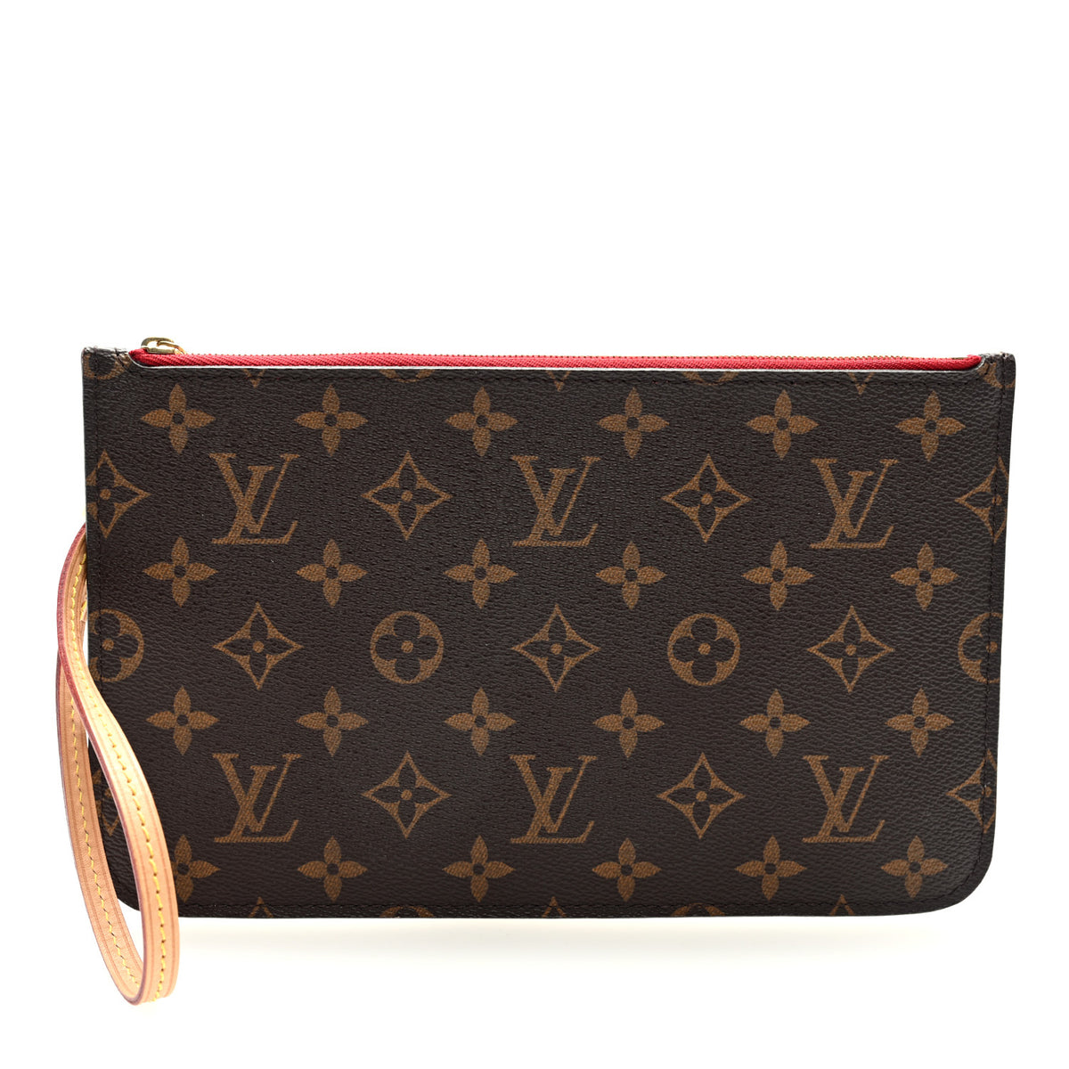 Louis Vuitton Monogram Neverfull MM GM Pochette Cherry 1 of 7