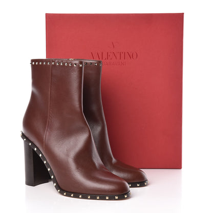 Valentino Garavani Nappa Soul Rockstud 90mm Ankle Boots 39 Brown 9 of 9