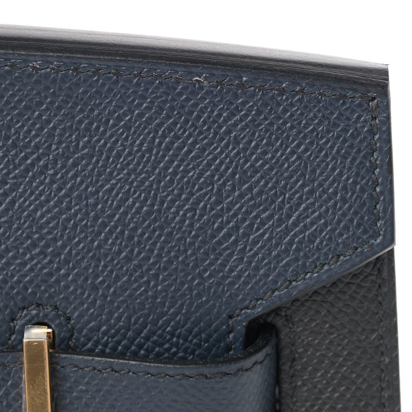 Epsom Casaque Birkin Sellier 30 Bleu Indigo Black Bleu Frida