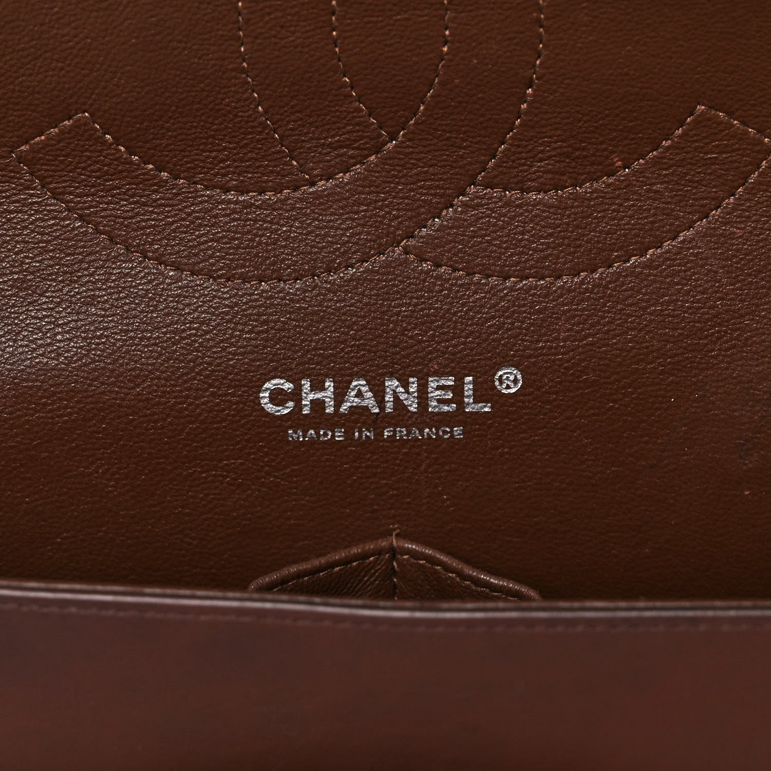 Chanel Lambskin Quilted Jumbo Double Flap Dark Brown 5 of 14