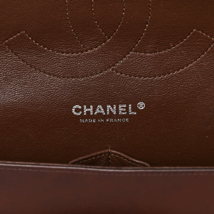 Chanel Lambskin Quilted Jumbo Double Flap Dark Brown 5 of 14
