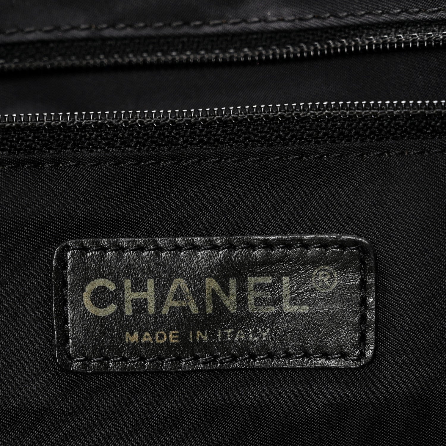Chanel Nylon Large Travel Tote Black 6 of 10