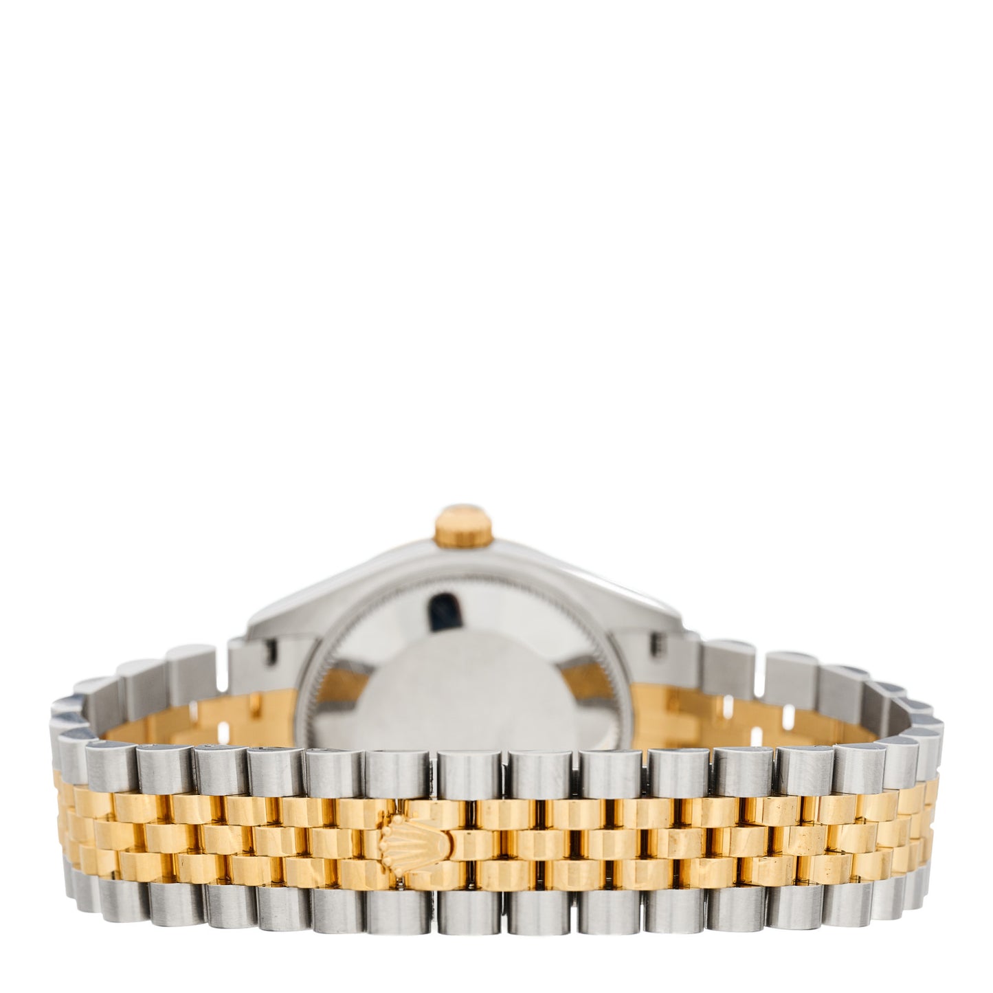 Stainless Steel 18K Yellow Gold Diamond 31mm Oyster Perpetual Datejust Watch Olive Green Roman 278273