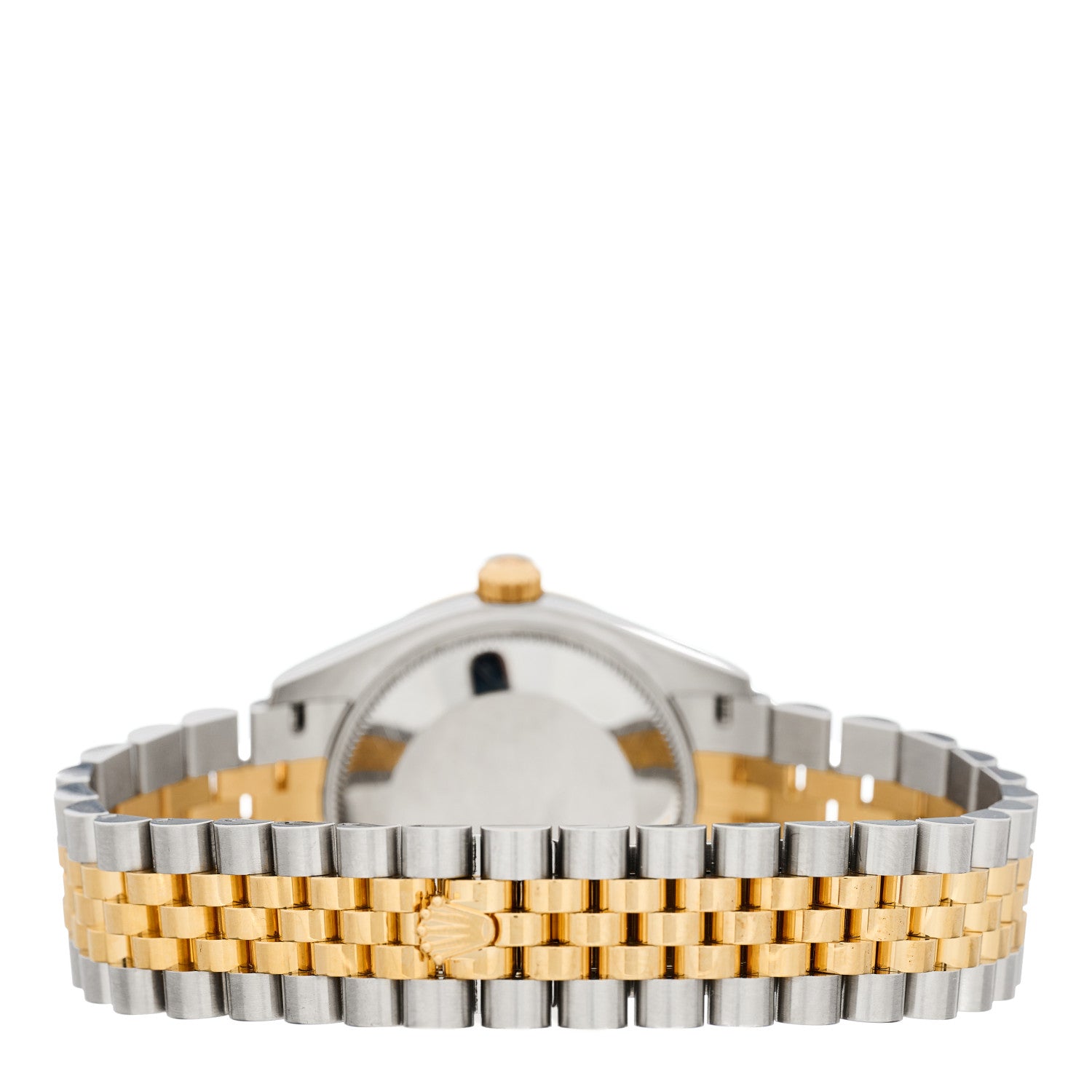 Rolex Stainless Steel 18K Yellow Gold Diamond 31mm Oyster Perpetual Datejust Watch Olive Green Roman 278273 3 of 5