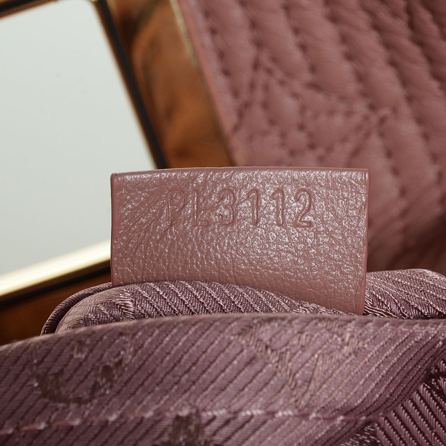 Calfskin Quilted Monogram Altair Clutch Rose Clair