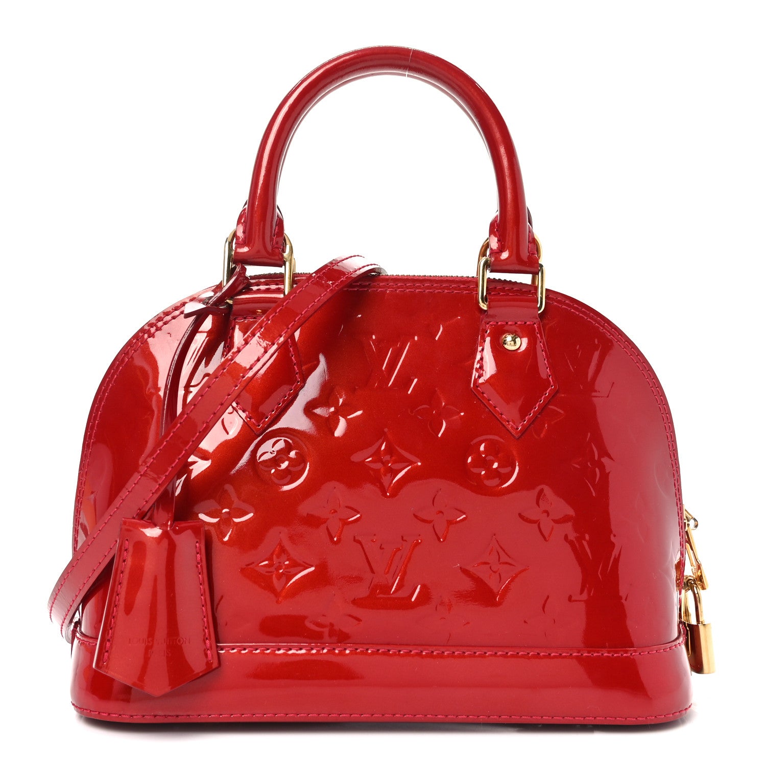 Louis Vuitton Vernis Alma BB Rose Indien 1 of 9