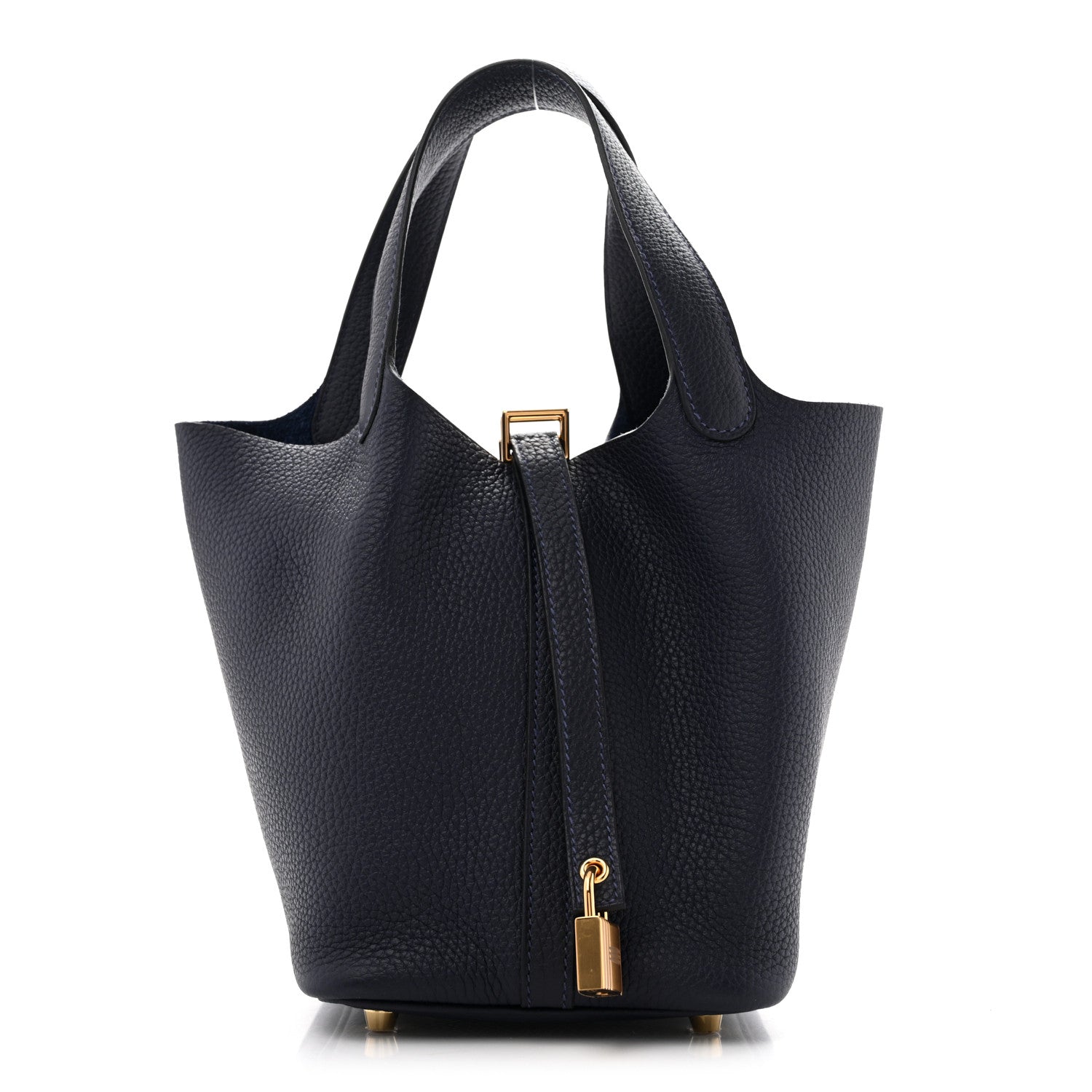 Hermes Taurillon Clemence Picotin Lock 18 PM Bleu Nuit 1 of 10
