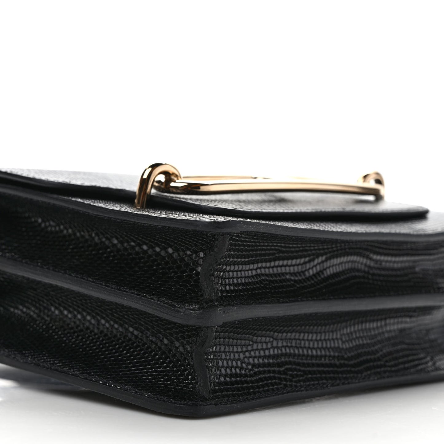 Lizard Mini Sac Roulis Black