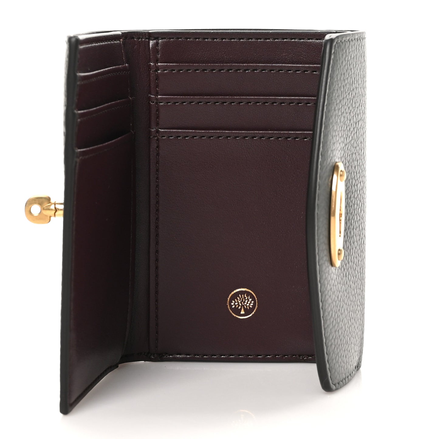 Classic Grain Small Darley Wallet Charcoal