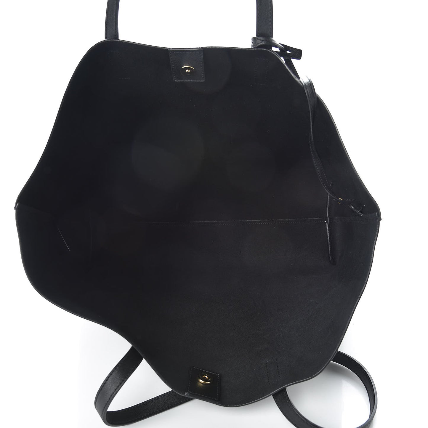 Calfskin Large Shopping Tote Black