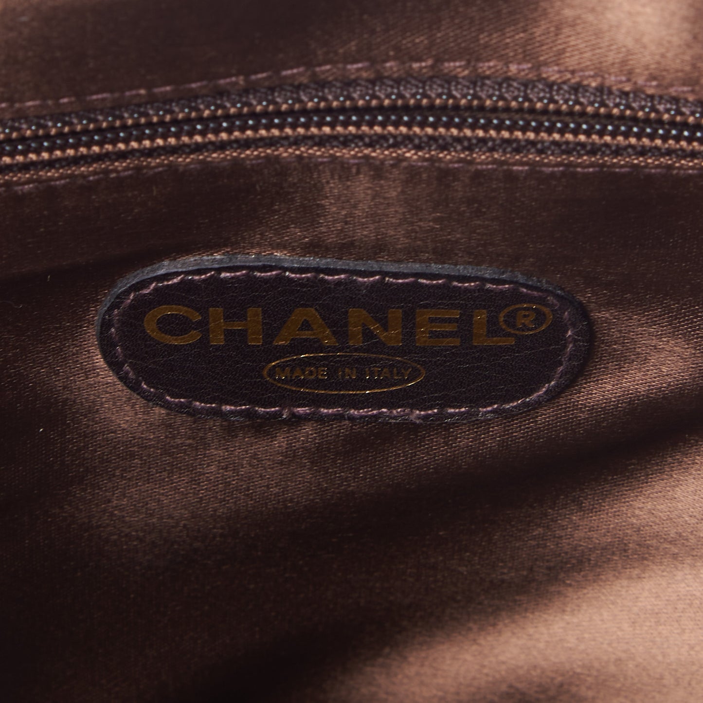 Lambskin CC Tote Brown