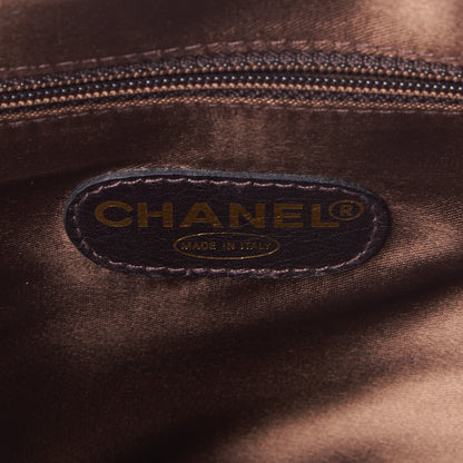 Chanel Lambskin CC Tote Brown 8 of 9