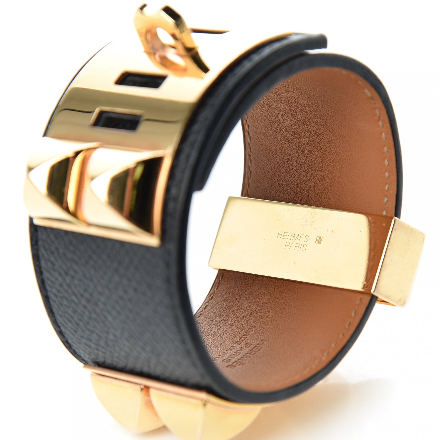 Hermes Epsom Collier de Chien CDC Bracelet S Black 6 of 8