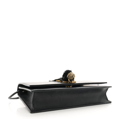 Saint Laurent Smooth Calfskin Small Classic Monogram Portefeuille On Chain Black 4 of 13