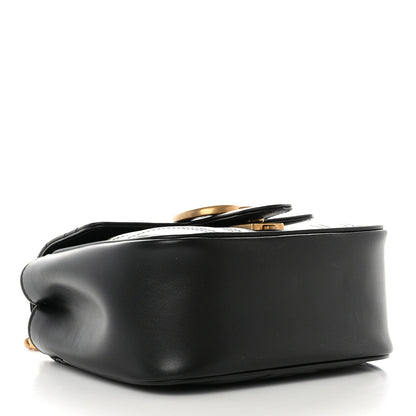 Gucci Calfskin Matelasse Mini GG Marmont Square Shoulder Bag Black 4 of 11