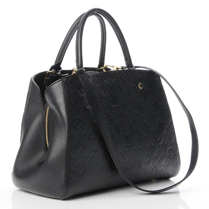 Louis Vuitton Empreinte Montaigne MM Black 4 of 8