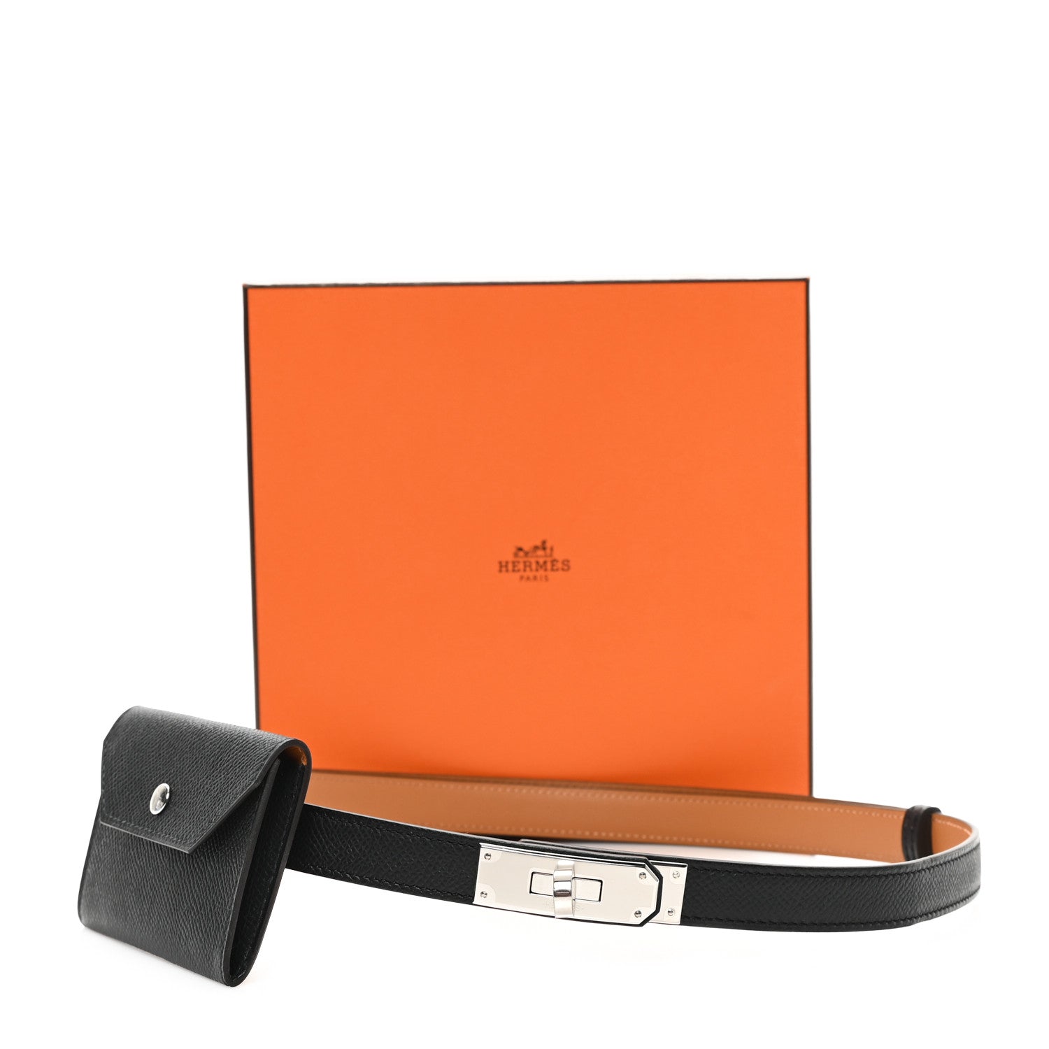 Hermes Epsom Kelly Pocket Belt Black 5 of 5