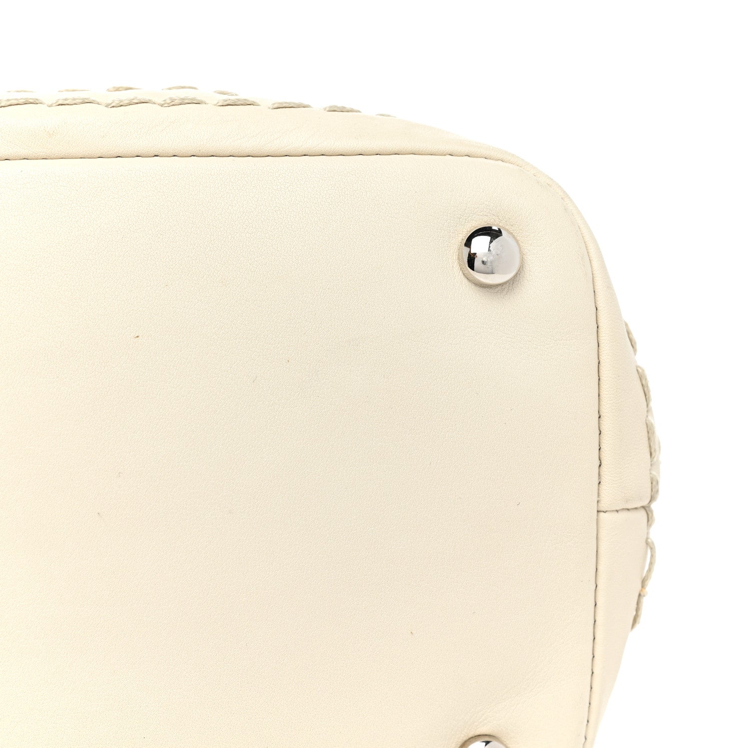 Chanel Calfskin Stitched Large Expandable Flap Bag White 19 of 21