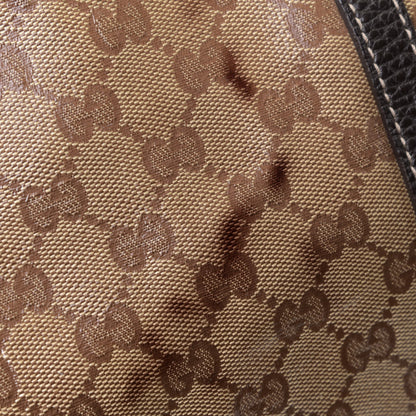 Gucci Crystal Monogram Large Joy Tote Beige Ebony Testa di Moro 6 of 6