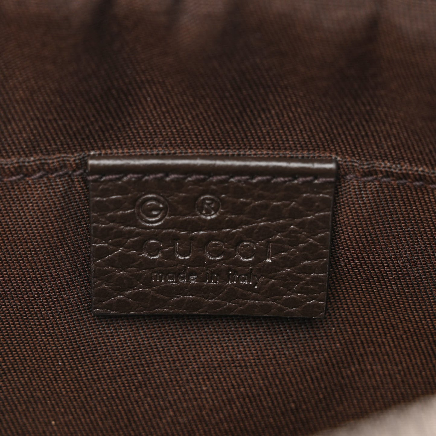 Monogram Belt Bag Dark Brown