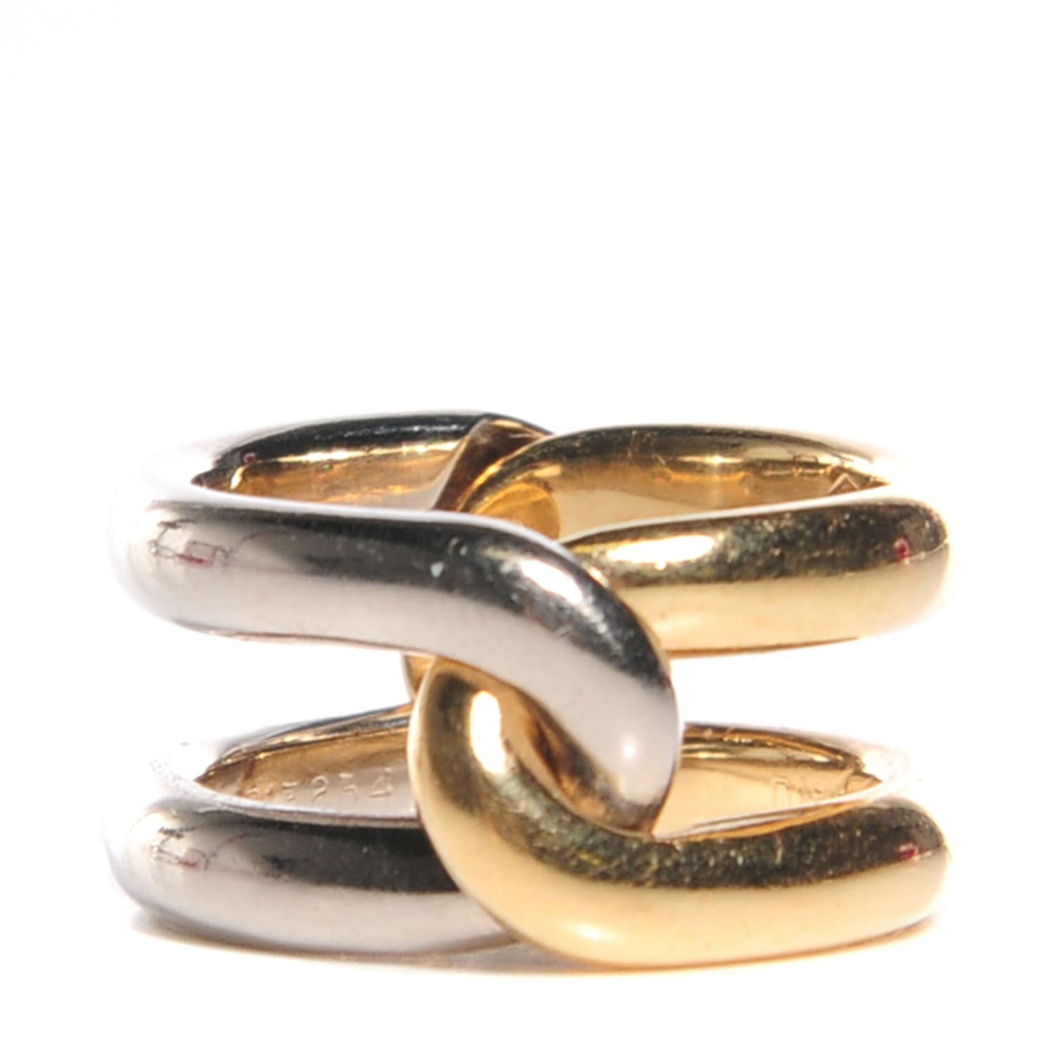 Cartier 18K Yellow White Gold White Gold Toi et Moi Ring 52 6 1 of 10