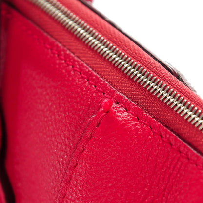 Louis Vuitton Veau Cachemire Soft Lockit MM Framboise 13 of 15