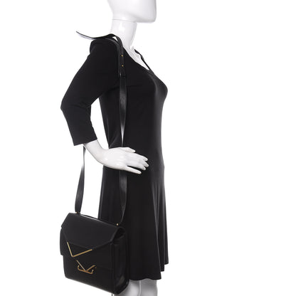 Bottega Veneta Box Calfskin Nappa Clip Bag Black 2 of 10