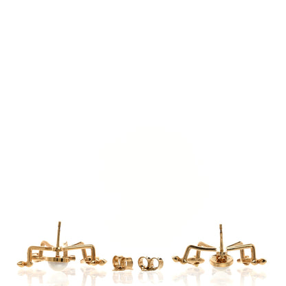 Louis Vuitton Metal Cruiser Earrings Gold 3 of 5