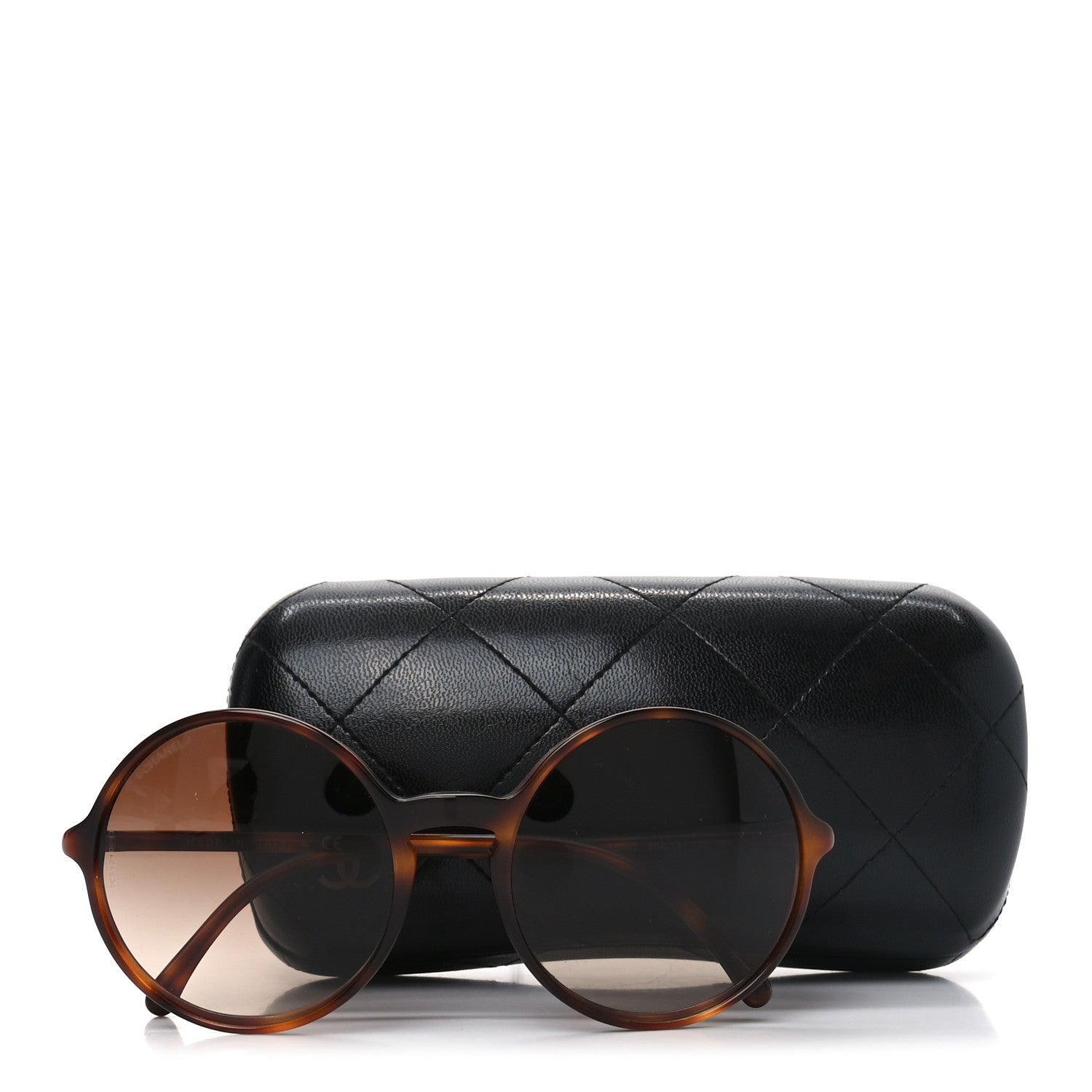 Chanel Acetate Round Sunglasses 5279 Tortoise 7 of 7