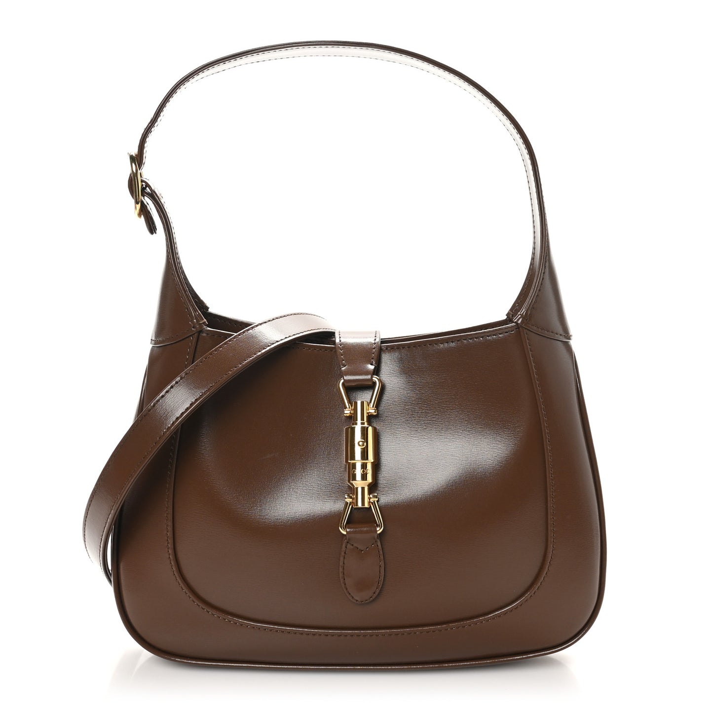 Boarded Dyana Lux Calfskin Small Jackie 1961 Hobo Brown Sugar