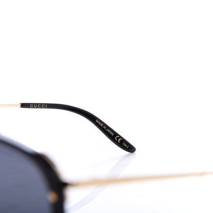 Gucci Aviator Sunglasses GG0672S Black Gold 5 of 8