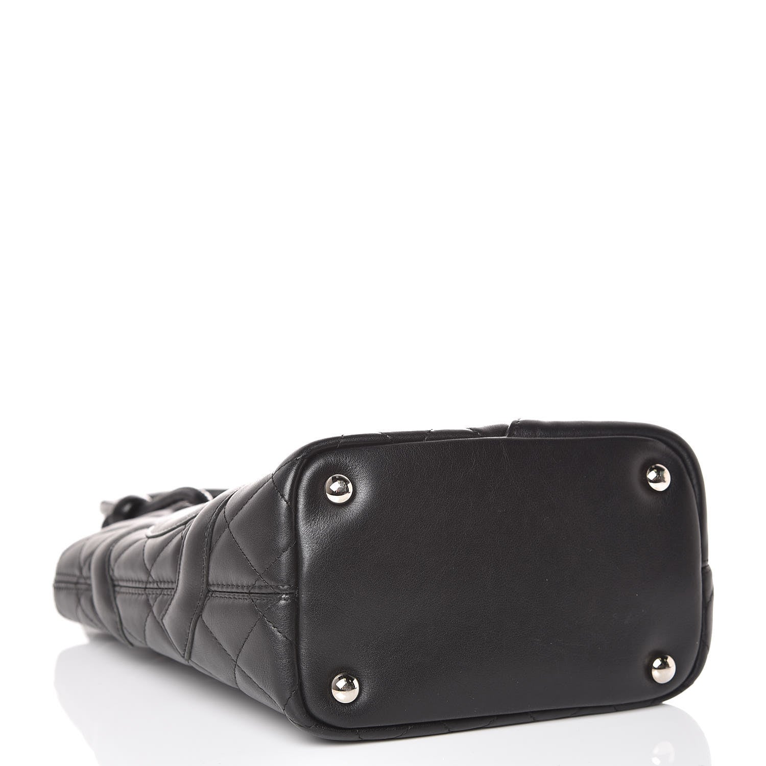Chanel Calfskin Quilted Small Cambon Tote Black 4 of 10