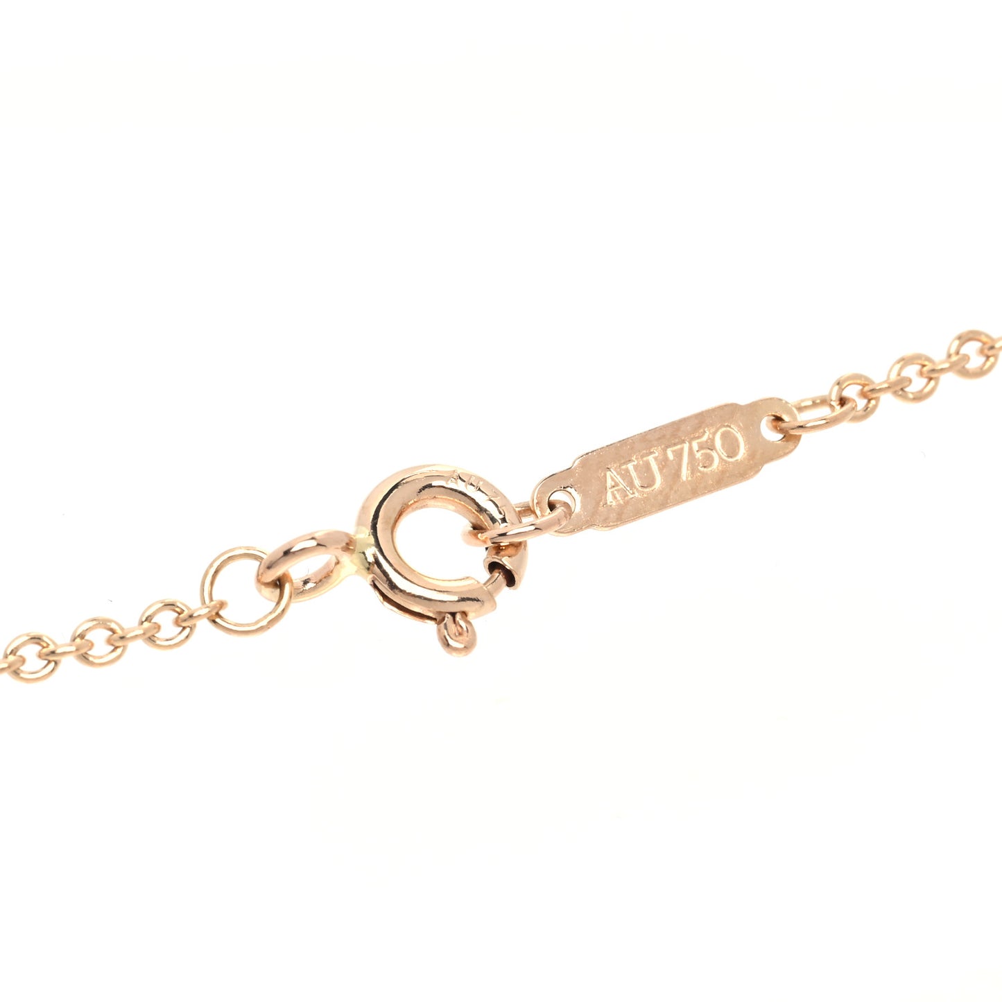 18K Rose Gold T Double Chain Bracelet